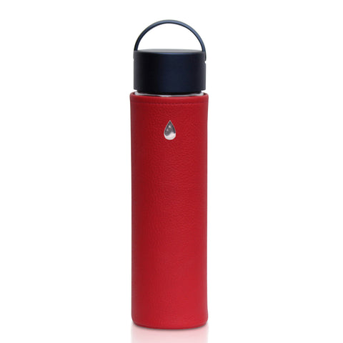 Glass Water Bottle CLASSIC Fire - Liquidsands