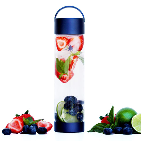 Glass Water Bottle CLASSIC Eclipse - Liquidsands