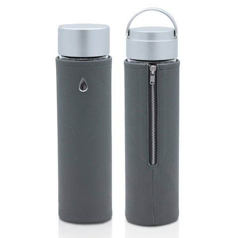 Glass Water Bottle CLASSIC Storm - Liquidsands